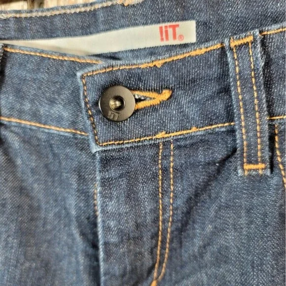 !iT Curvy Slim Bootcut Blue Denim Jeans Womens Size 31/32 Tall - Picture 9 of 12